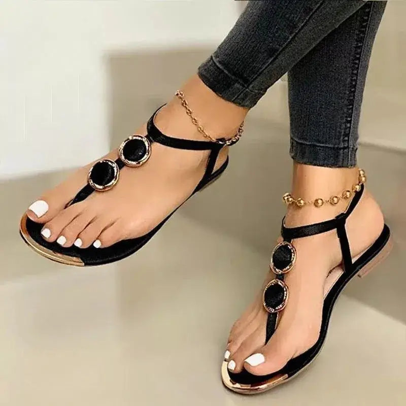 Women’s Flat Sandals Summer Beach Shoes