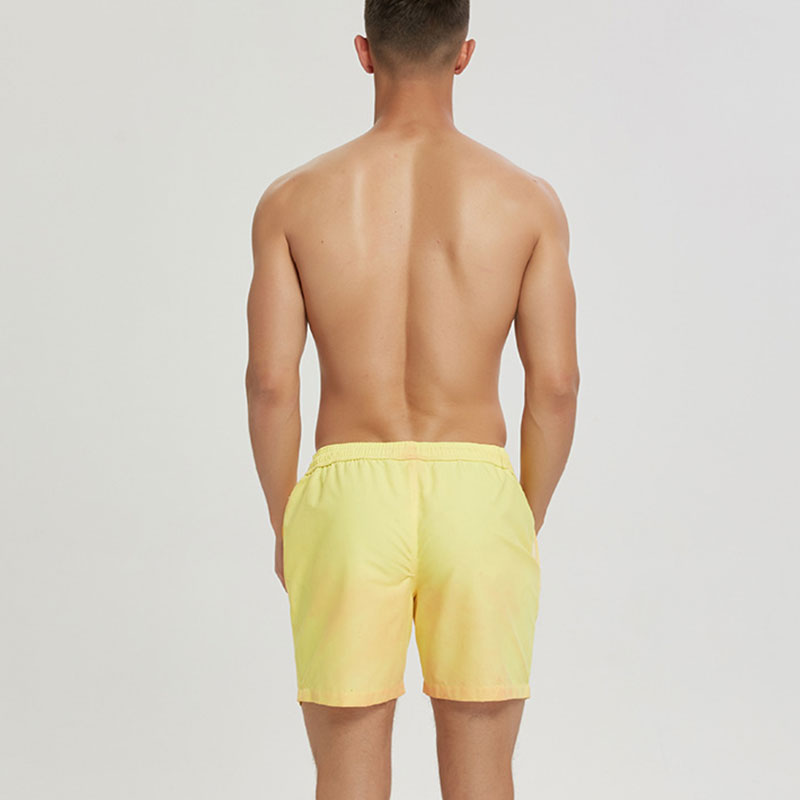 Magical Change Color Beach Shorts Men Swimming Trunks