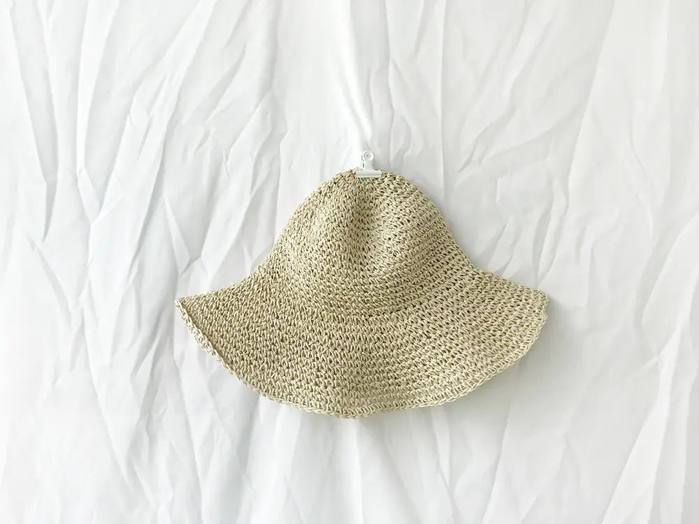 Summer Outing Beach Hat Foldable Straw