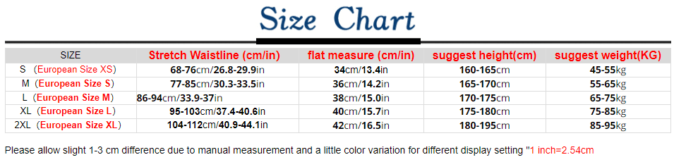 2022 New Mens Swimwear Swim Trunks Size Chart