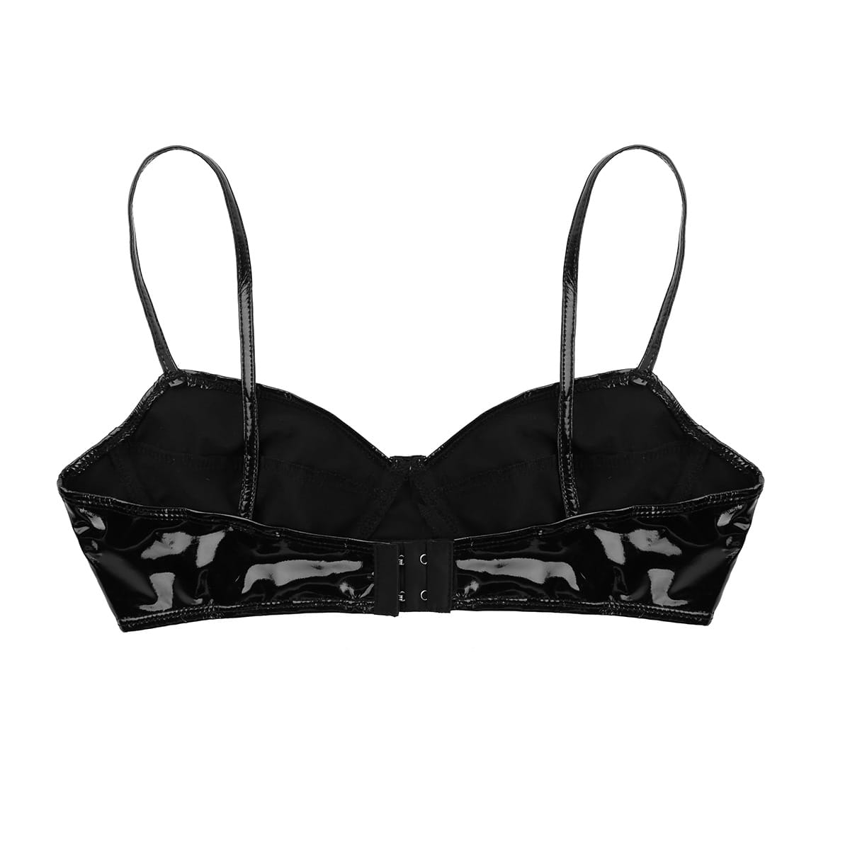 Women’s Patent Leather Wet Look Bralette