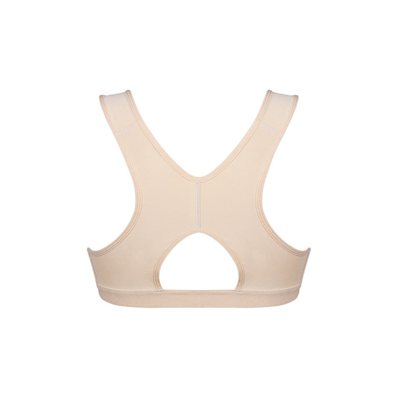 Seamless Push Up Bra Front Closure Adjustable Sports