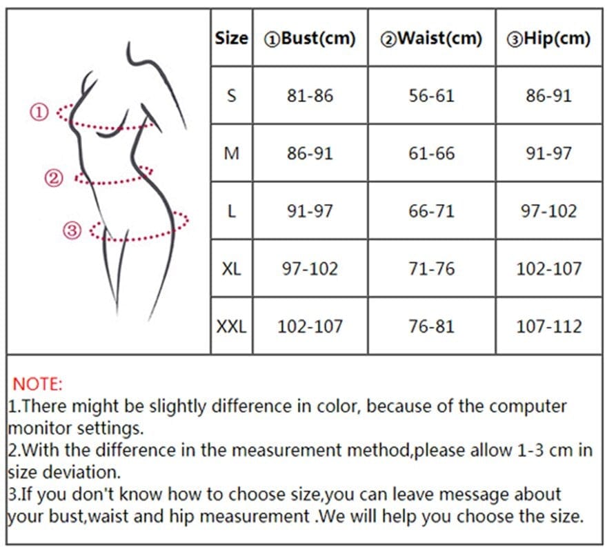 High Leg Cutout Halter Hollow Out Bikini Swimsuit Size Chart