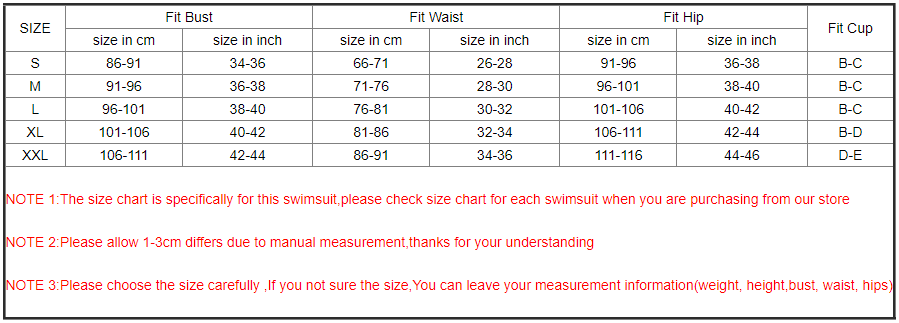 Leaf Patchwork Mesh One Shoulder Piece Swimsuit Size Chart