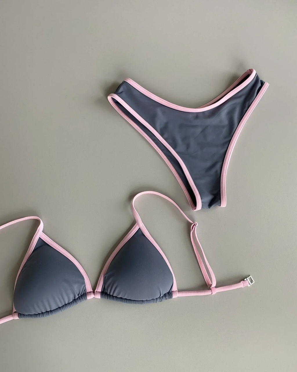 Chain Brazilian Bikini Set with Square or Triangle Top