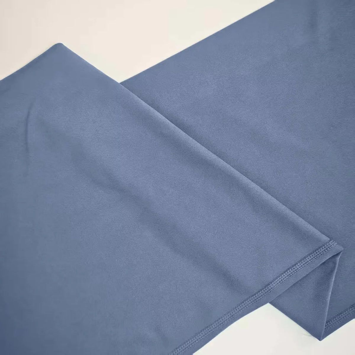 blue gray yoga pants fabric folded detail