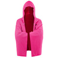 Cooling Hooded Beach Poncho Cover‑Up with UV Protection - Pink