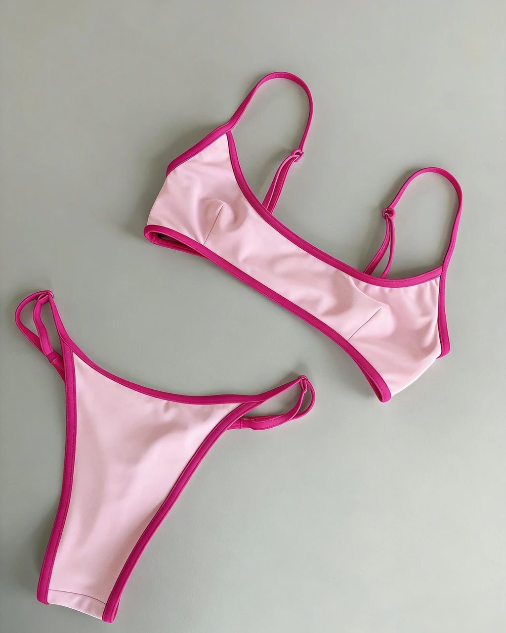 Chain Brazilian Bikini Set with Square or Triangle Top