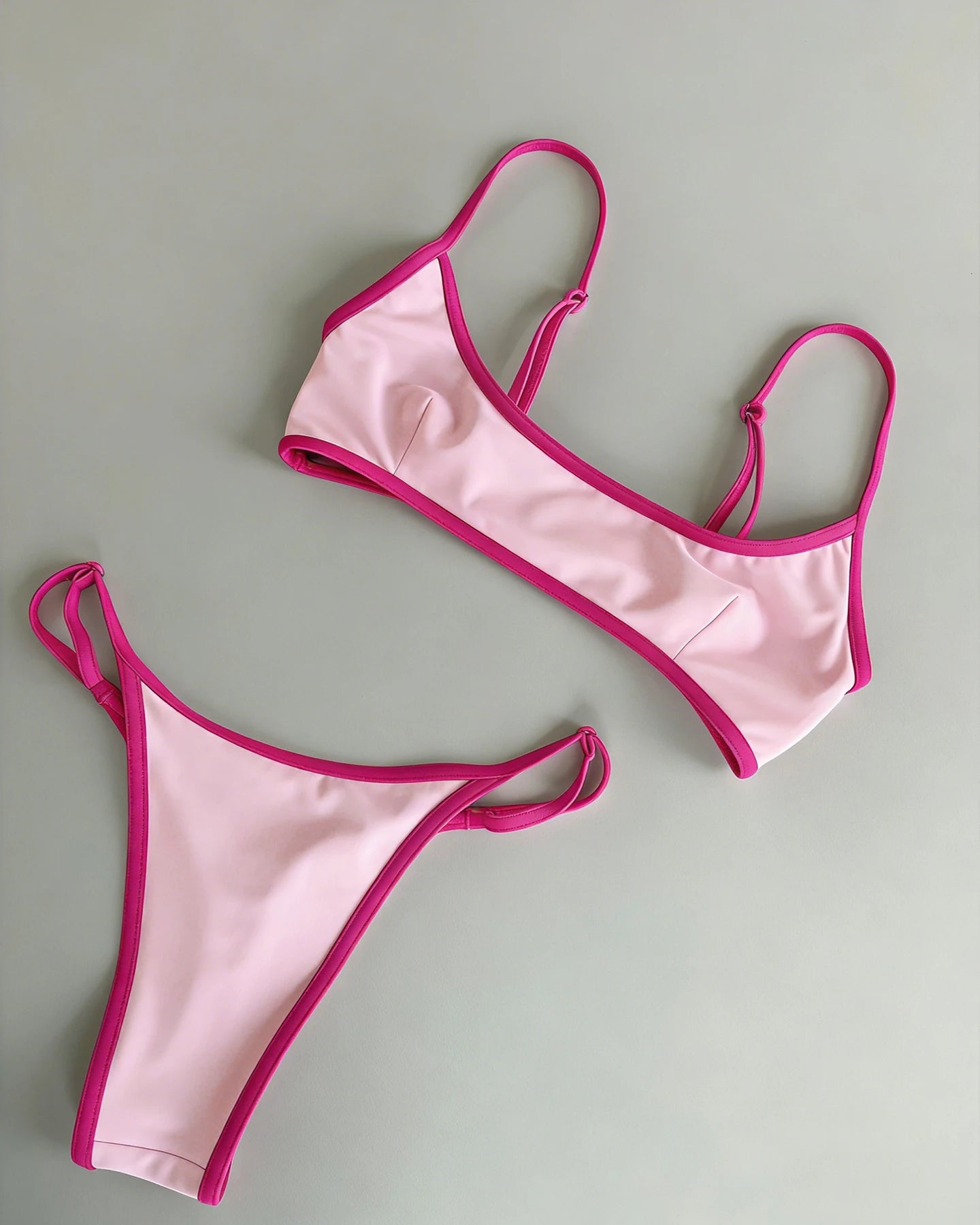 Chain Brazilian Bikini Set with Square or Triangle Top
