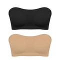 Strapless Push‑Up Ice Silk Bra – Invisible Beauty Back
