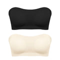 Strapless Push‑Up Ice Silk Bra – Invisible Beauty Back