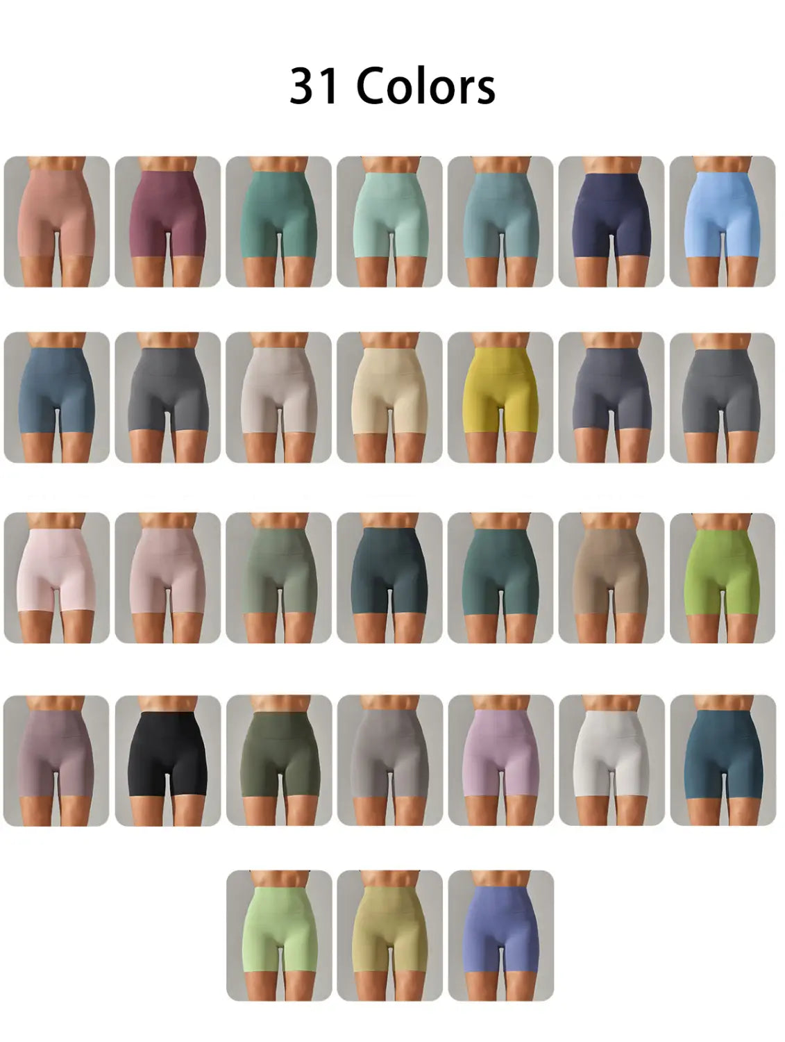 High Waist Squat-Proof Yoga Legging Shorts Quick-Dry