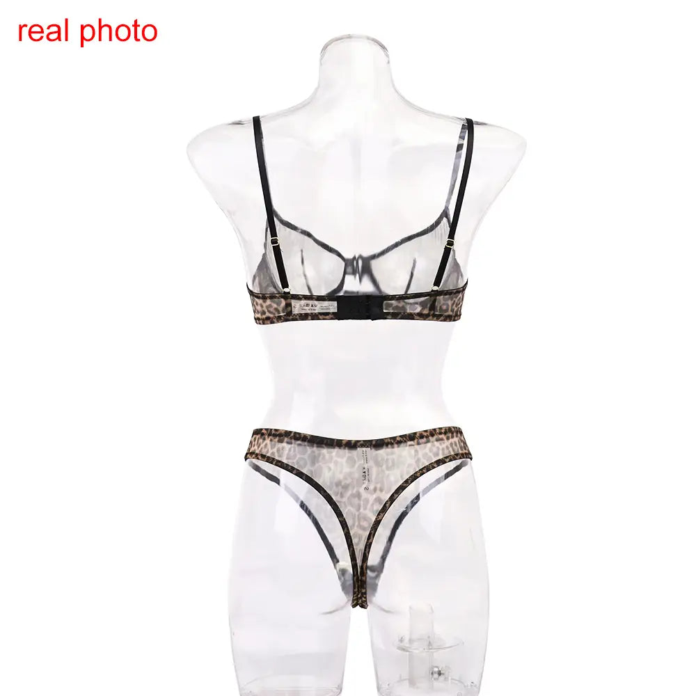 Seamless Lace Bra Set – Ultra-Thin & See-Through Elegance