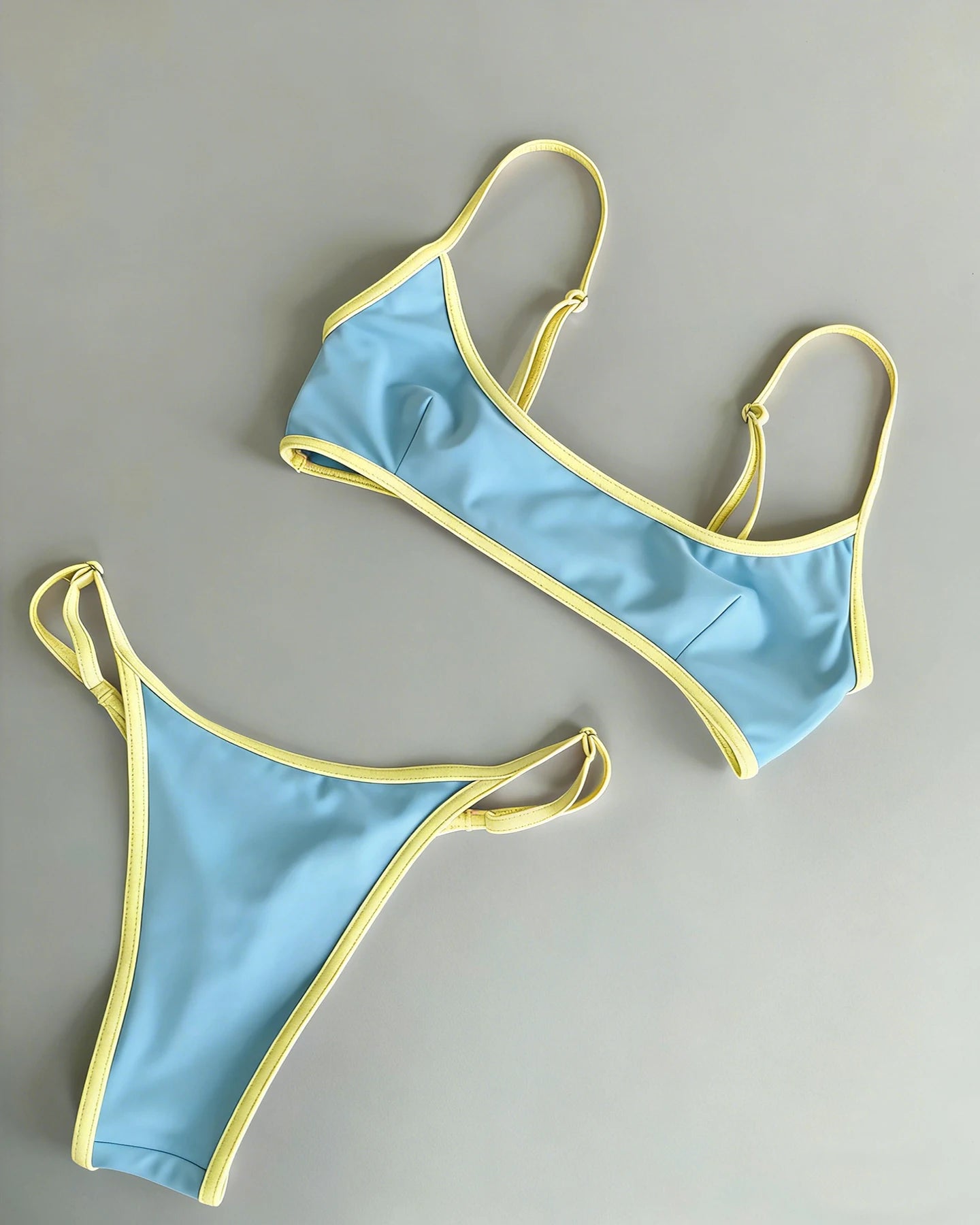 Chain Brazilian Bikini Set with Square or Triangle Top