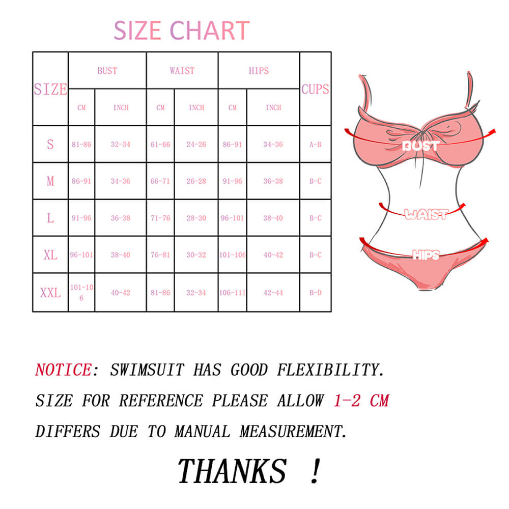 Sequin Tie Strap Push Up Halter Brazilian Bikini Swimsuit Size Chart
