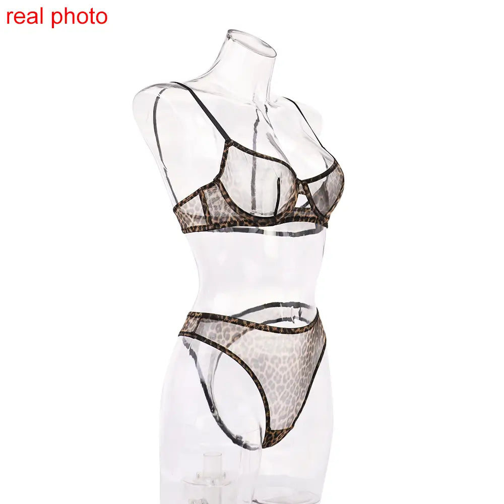 Seamless Lace Bra Set – Ultra-Thin & See-Through Elegance