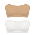 Strapless Push‑Up Ice Silk Bra – Invisible Beauty Back