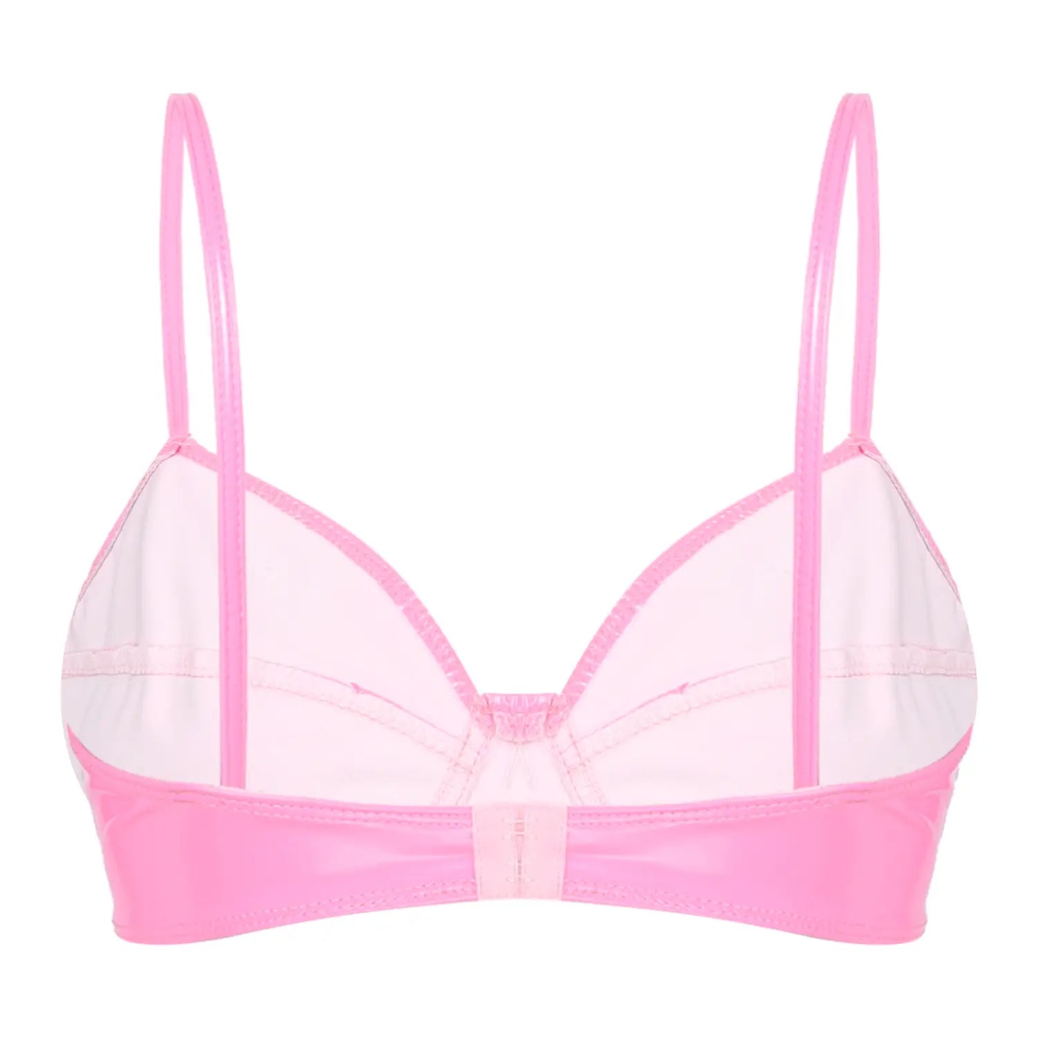 Women’s Patent Leather Wet Look Bralette