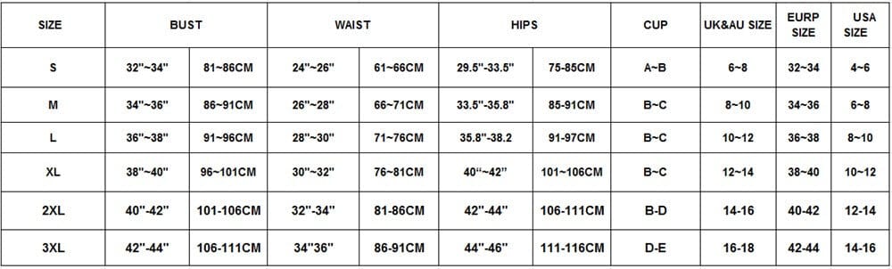Solid Ribbed Ruffle One Piece Swimsuits Size Chart