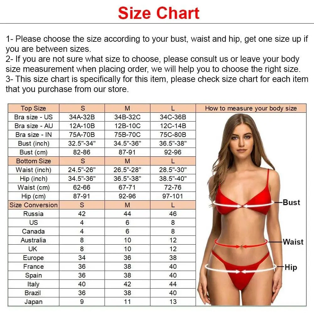 Abstract High Leg Loop Triangle Brazilian Bikini Swimsuit