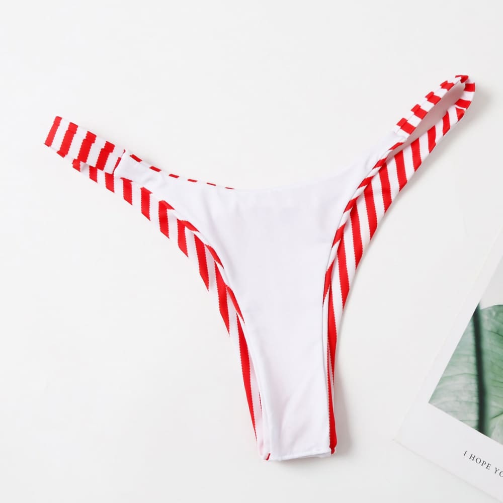 American Flag Thong Cheeky Bikini - On sale