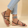 Butterfly Flat Shoes Summer Sandals Flip Flops Beach - Black / Size35 On sale