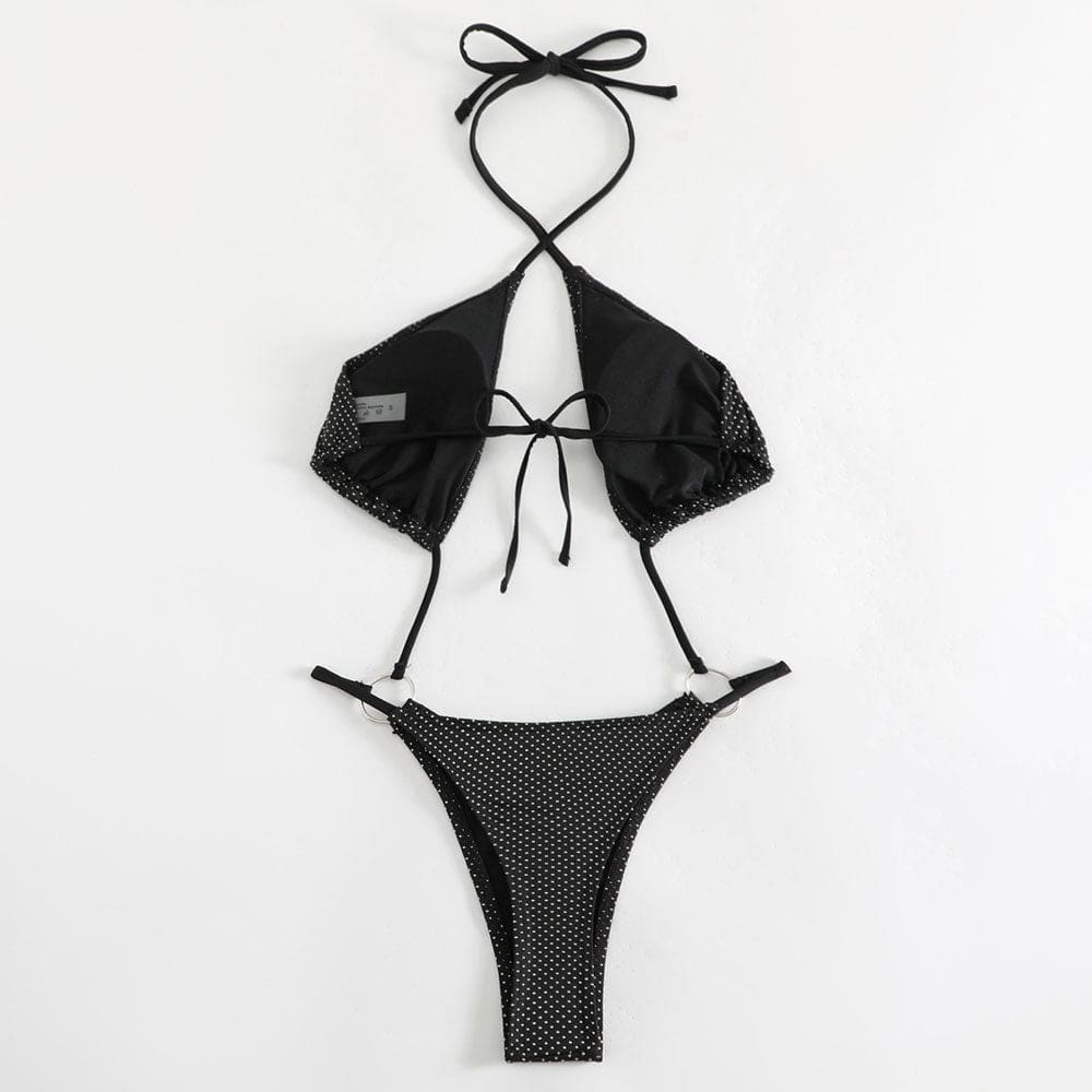 Crystal - Embellished Brazilian One - Piece Swimsuit - On sale