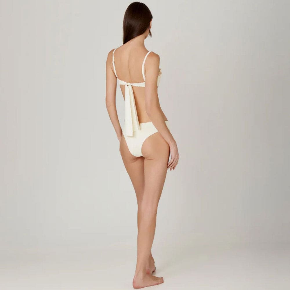 Elegant Shell Underwire Brazilian Bikini Set - On sale