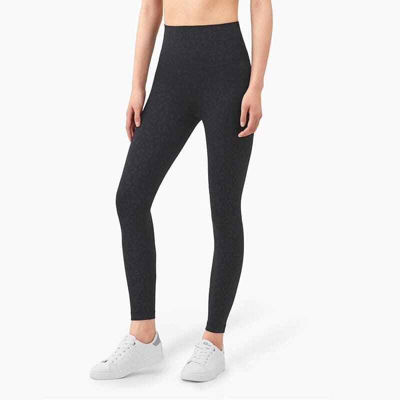 Fitness Full Length Yoga Leggings Running Pants - leopard / S On sale