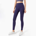 Fitness Full Length Yoga Leggings Running Pants - Midnight orchid / S On sale