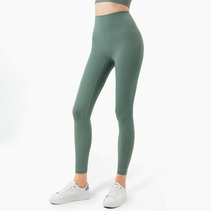 Fitness Full Length Yoga Leggings Running Pants - Tidewater teal / S On sale