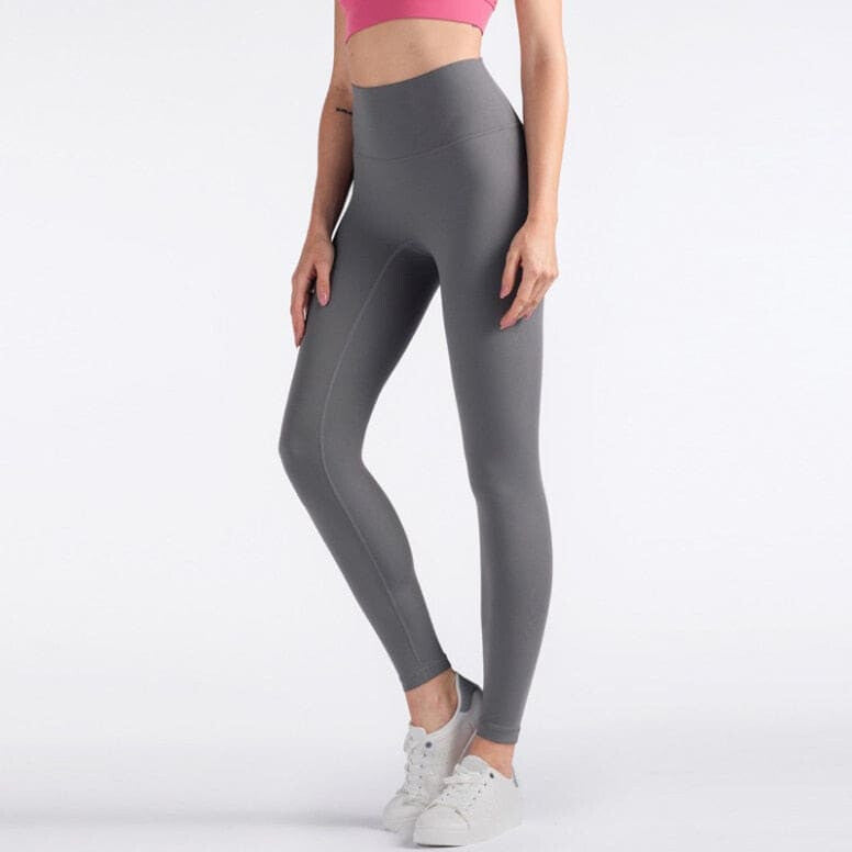 Fitness Full Length Yoga Leggings Running Pants - Titanium / S On sale