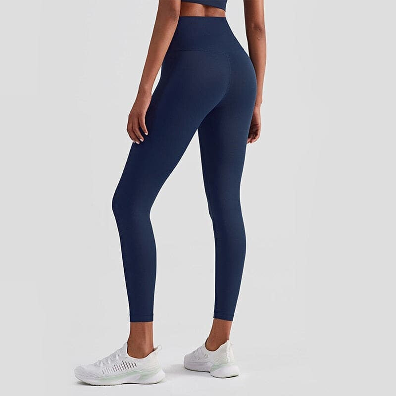 Fitness Full Length Yoga Leggings Running Pants - True navy / S On sale