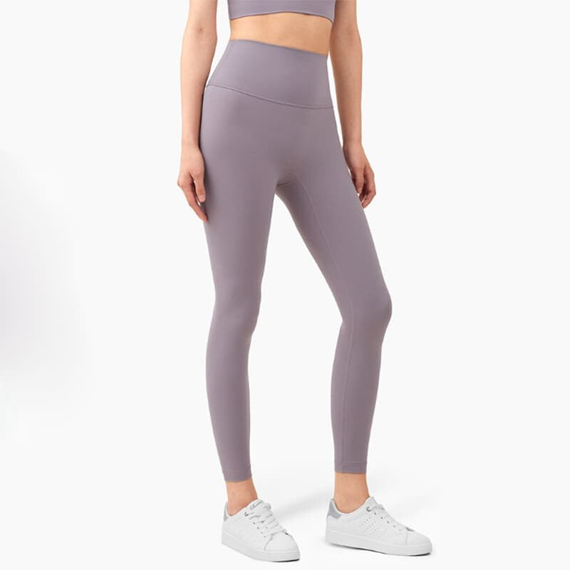Fitness Full Length Yoga Leggings Running Pants - Violet verbena / S On sale