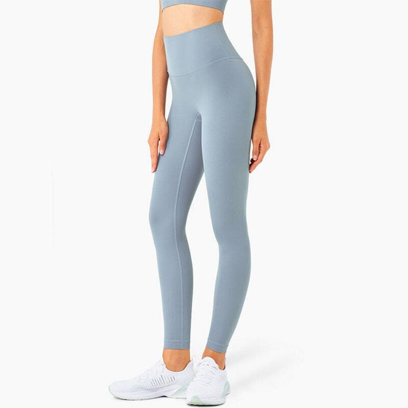 Fitness Full Length Yoga Leggings Running Pants - Rhino Grey / S On sale