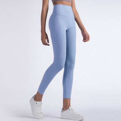 Fitness Full Length Yoga Leggings Running Pants - Tempest Blue / S On sale