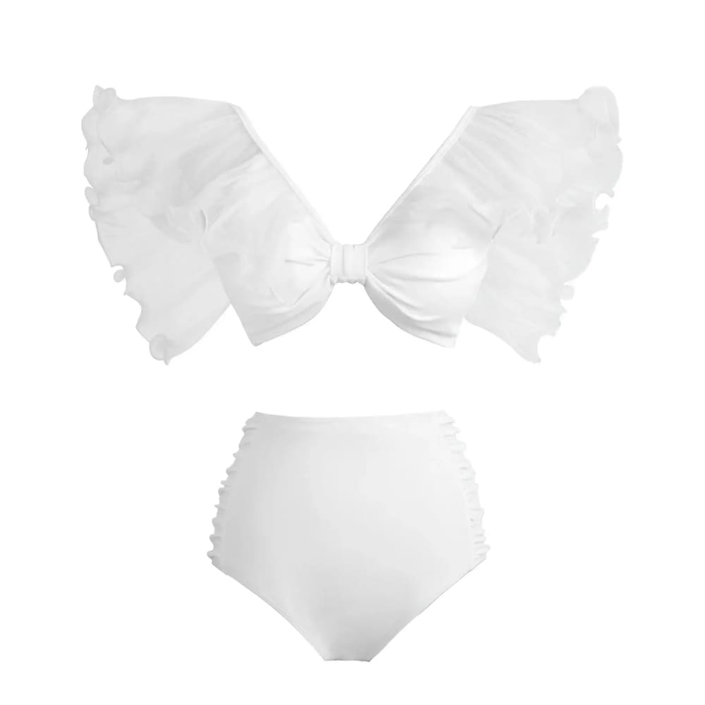 High Waist Swimwear Women Swimsuit 2023 Bikini Bandage Bikinis Set Padded Bathing Suit