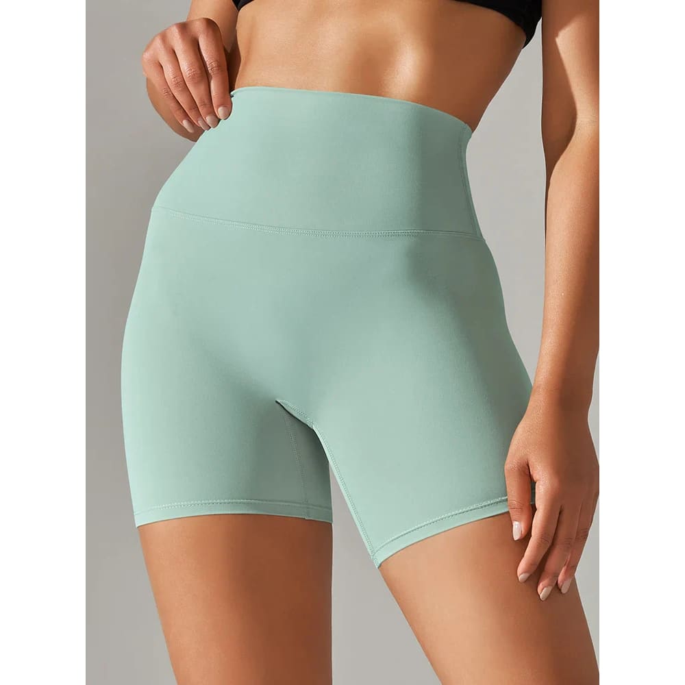 High Waist Squat-Proof Yoga Legging Shorts Quick-Dry - On sale