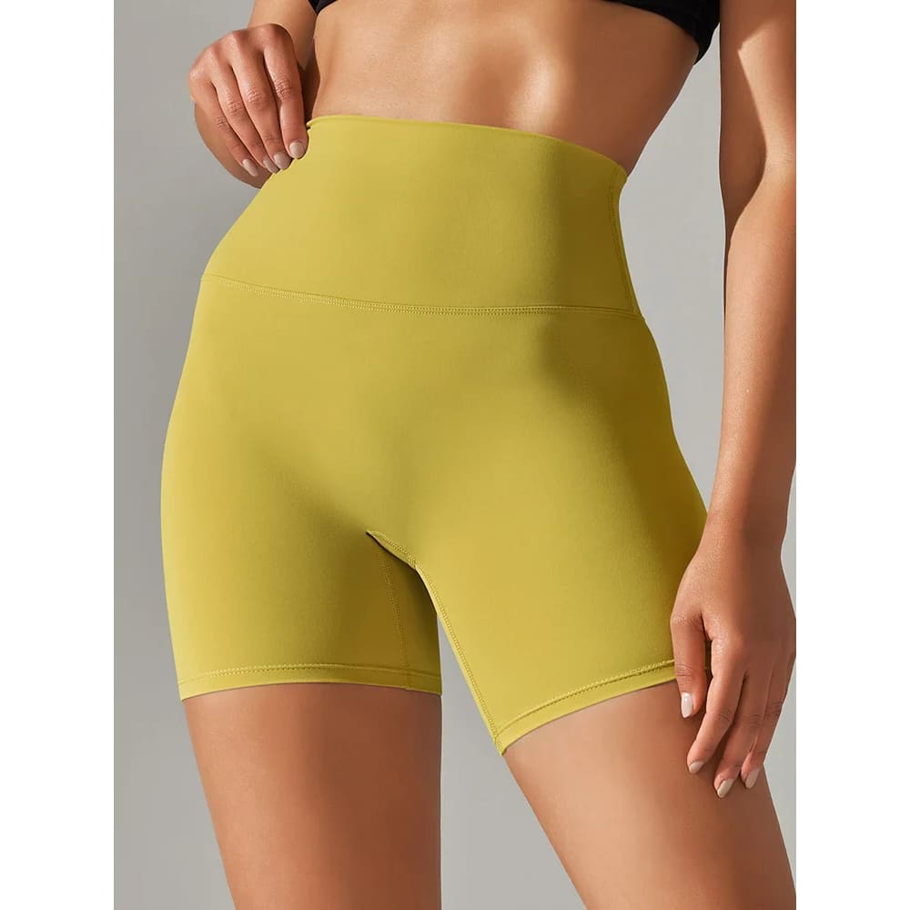 High Waist Squat-Proof Yoga Legging Shorts Quick-Dry - On sale