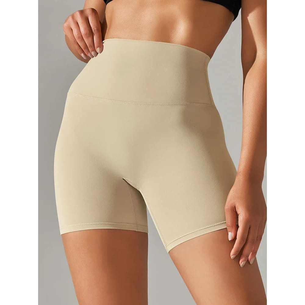 High Waist Squat-Proof Yoga Legging Shorts Quick-Dry - On sale