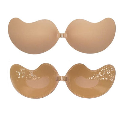 Invisible Push Up Bra - Skin colour is impermeable / F On sale
