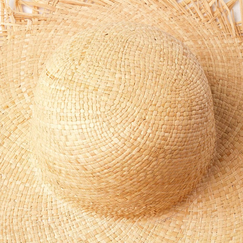 Large Straw Sun Hat for Women - On sale