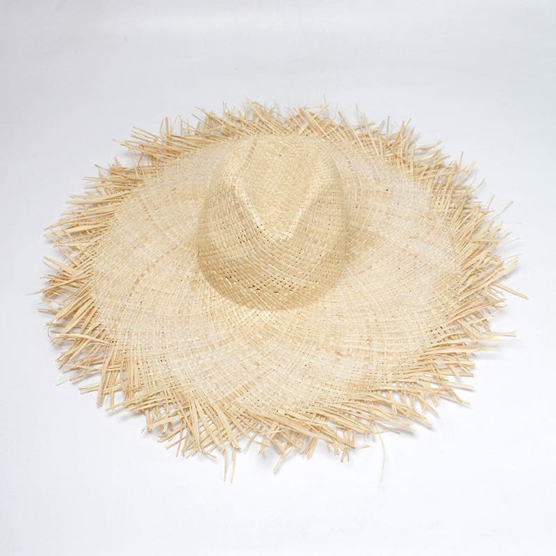 Large Straw Sun Hat for Women - On sale