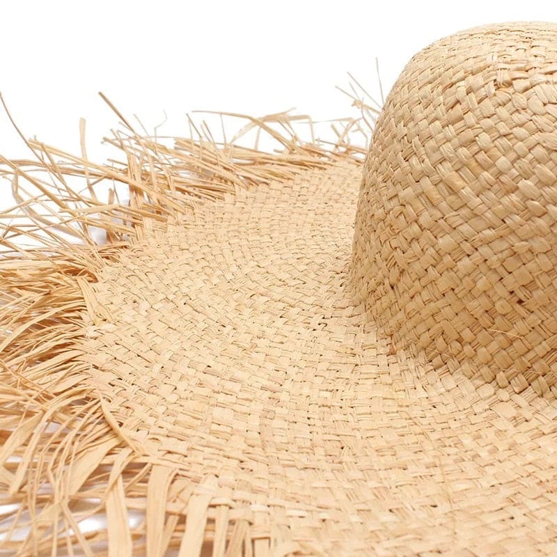 Large Straw Sun Hat for Women - On sale