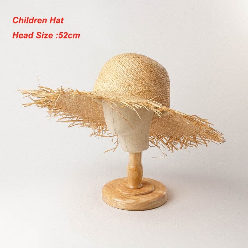 Large Straw Sun Hat for Women - On sale