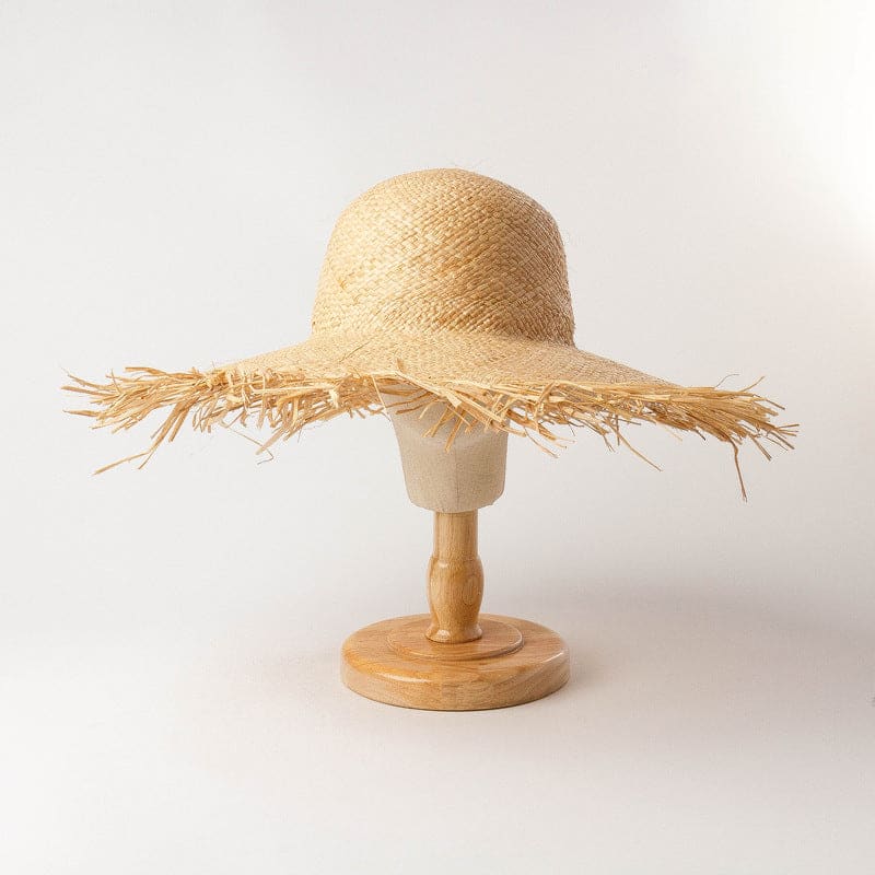 Large Straw Sun Hat for Women - On sale