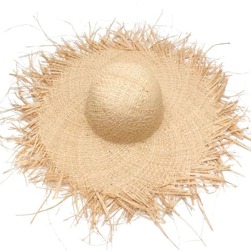 Large Straw Sun Hat for Women - On sale