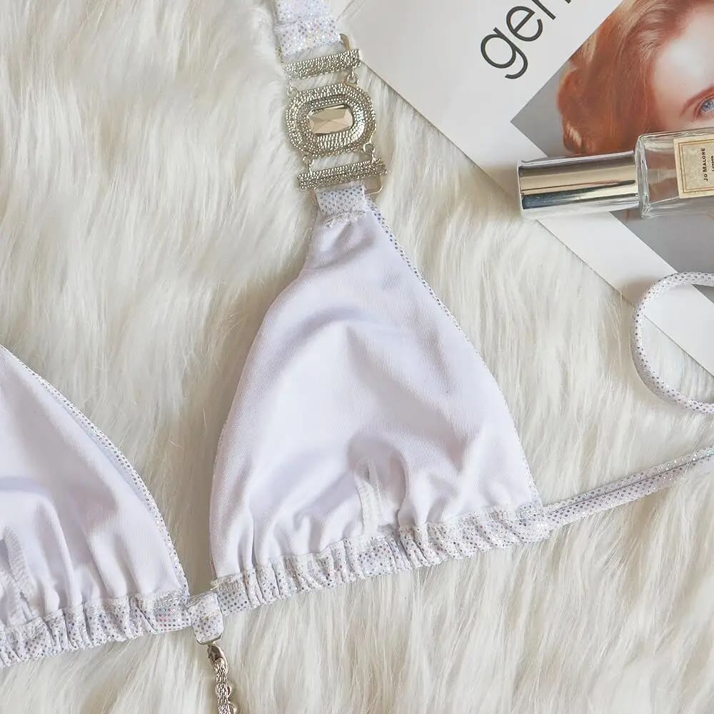 Luxury Sparkling Rhinestone Bikini Set - On sale