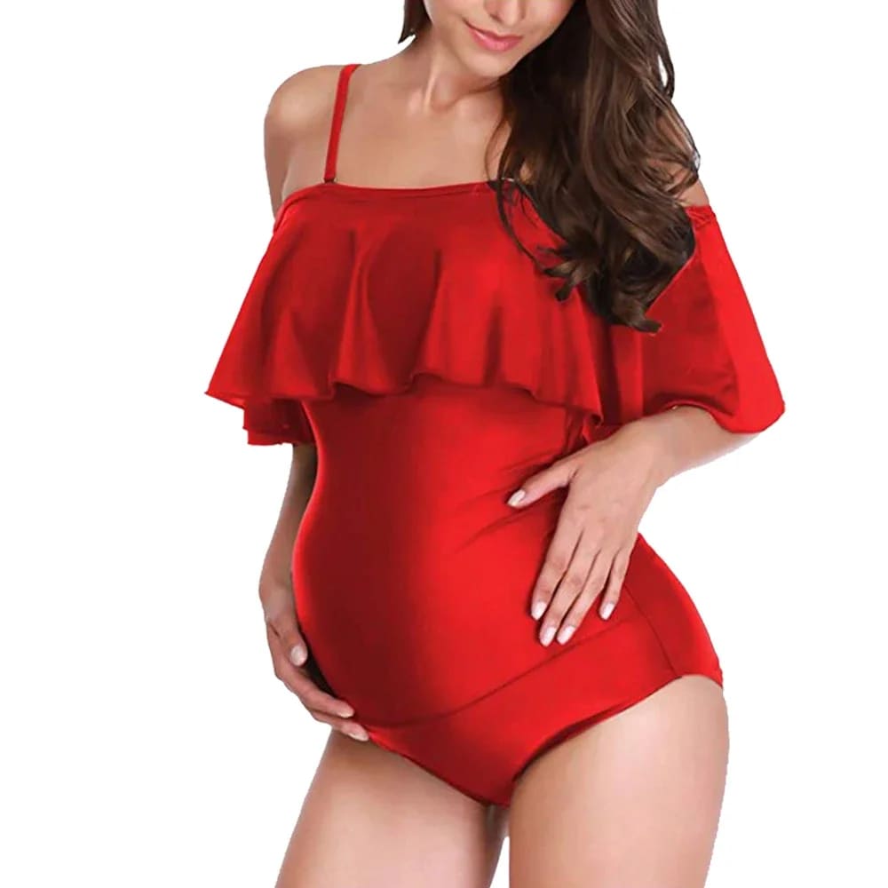 Maternity Sexy Plus Size One Piece Swimsuit – Sunnybikinis - On sale