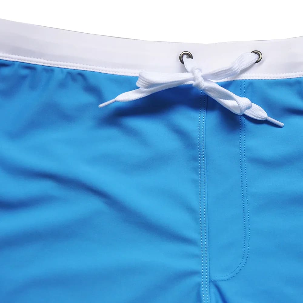 Men’s Low Waist Surfing Trunks – Sexy Swim Shorts with Pockets - On sale